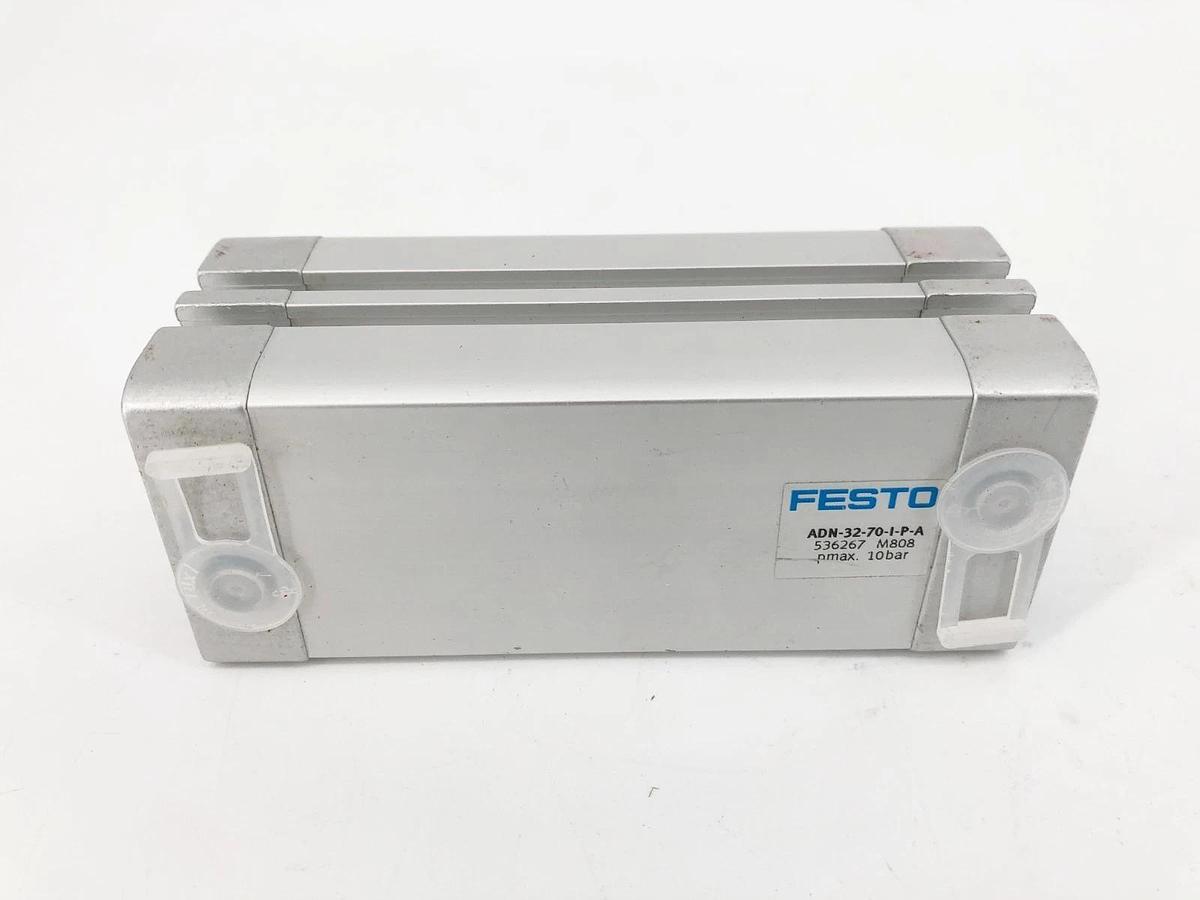 New Festo ADN-32-70-I-P-A Pneumatic Cylinder 10 Bar - No Box