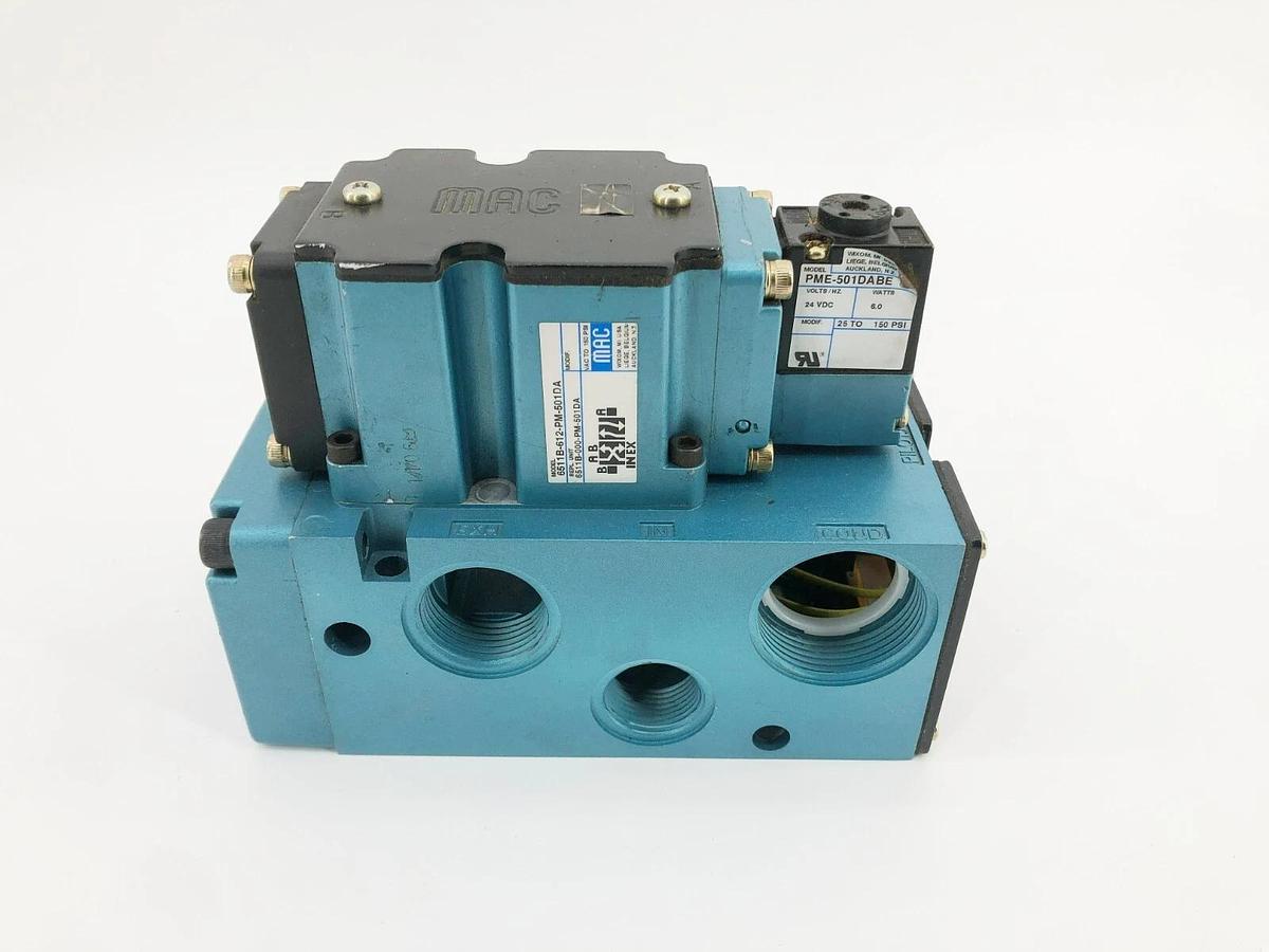 New MAC Valves 6511B-612PM-501DA Solenoid Valve 24VDC 6W 6511B-000-PM-501DA