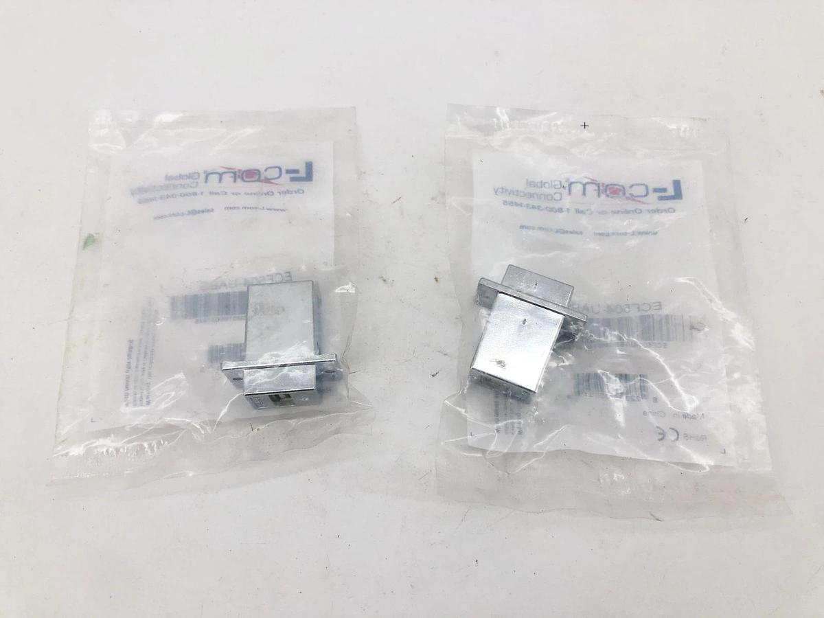 Lot of 2 New L-Com ECF504-UABS Adapters USB-A To USB-B