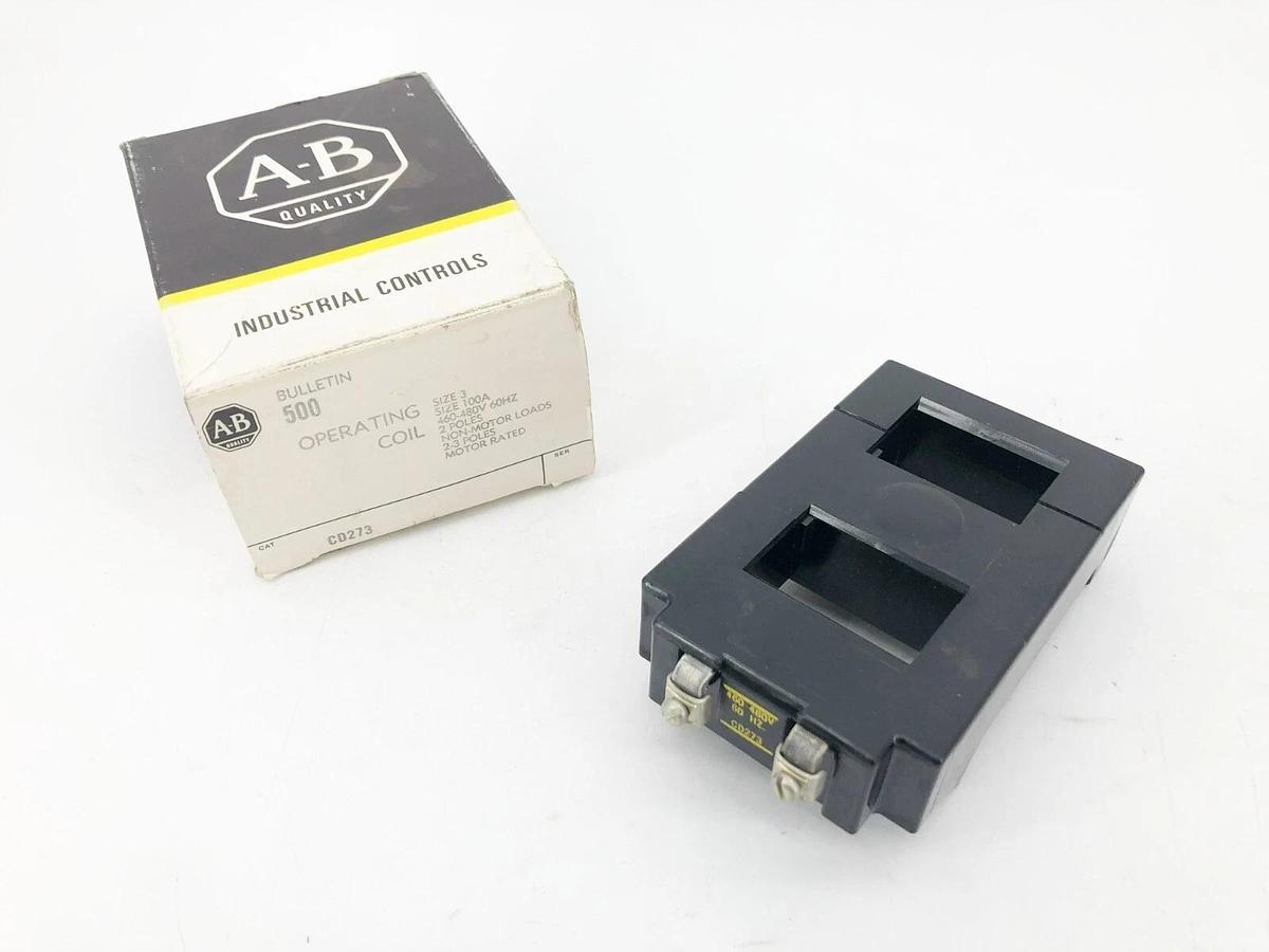 New Allen Bradley CD273 Operating Coil Size 3 100A 460-480V 60Hz 2-3 Pole