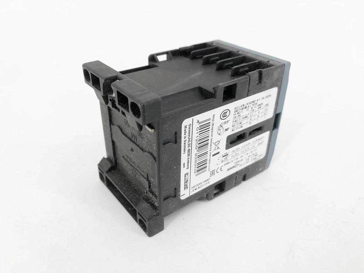 New Siemens 3RT2016-1AK61 Contactor 3P 9A 110/120V 13Y533