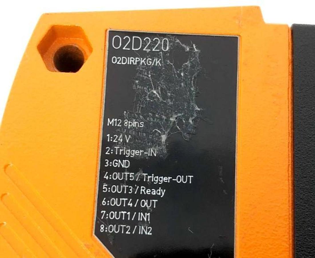 New IFM O2D220 Object Recognition Sensor 24VDC O2DIRPKG/K - No Box