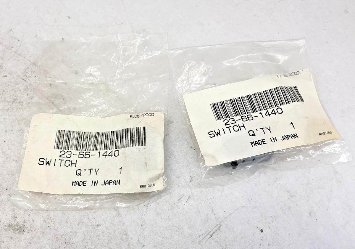 Lot of 2 New Milwaukee 23-66-1440 Switch Gray V-5230Q 1/2HP 16A 250V 23661440