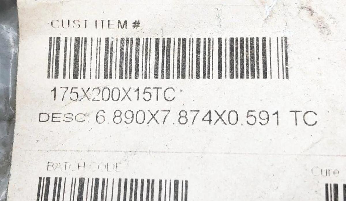 New 175X200X15TC Metric Oil Seal Nitrile Dual Lip - No Box