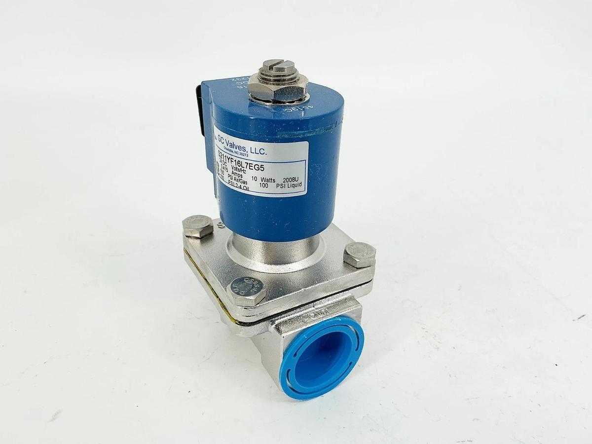 New GC Valves S211YF16L7EG5 24VDC 3/4"NPT 150PSI 10W