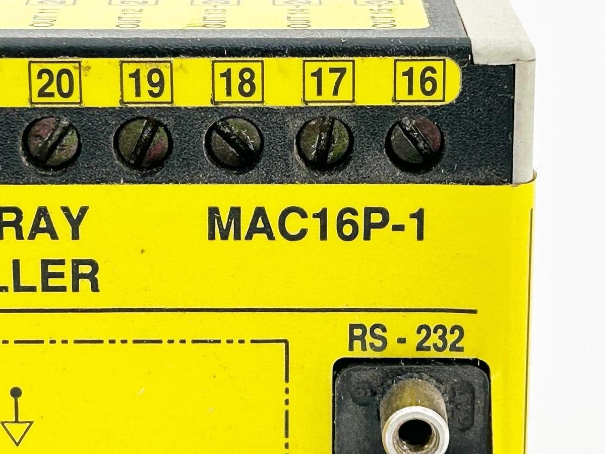 Used Banner Engineering MAC16P-1 Controller 16 Discrete PNP Outputs 30VDC