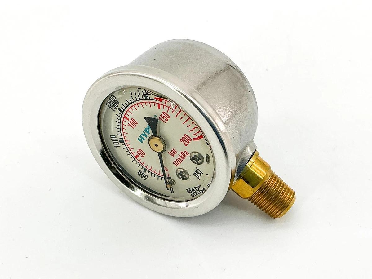 New Hypro 15400FG01L3000 Pressure Gauge 0-3000 PSI 1.5" 11/8NPT