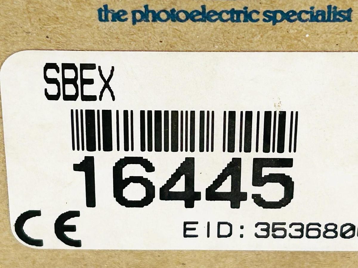 New Banner Engineering SBEX Photoelectric Scanner Block 200M Range 16445