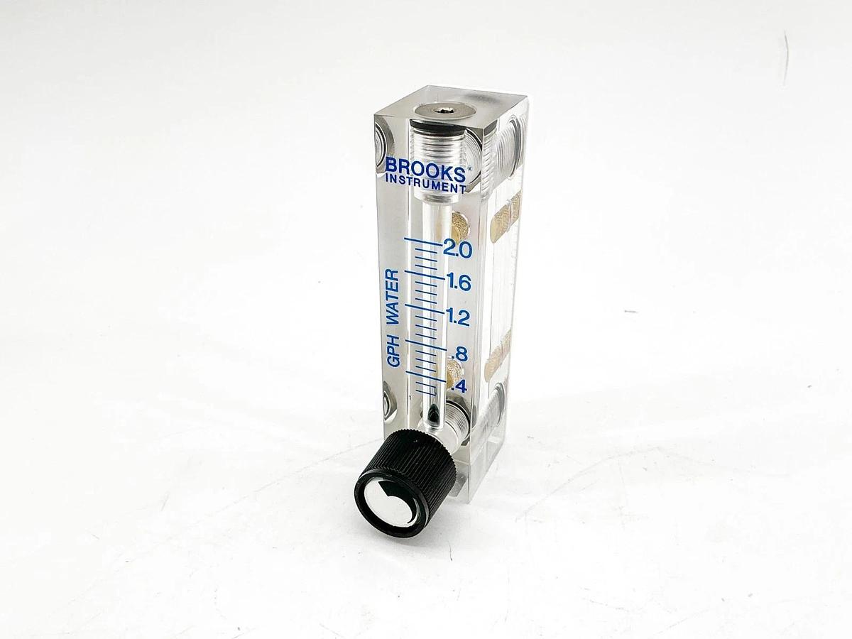 New Brooks Key Instruments 2510A2L28SVVT Flowmeter 0.2-2GPH Water 100PSIG 2L28