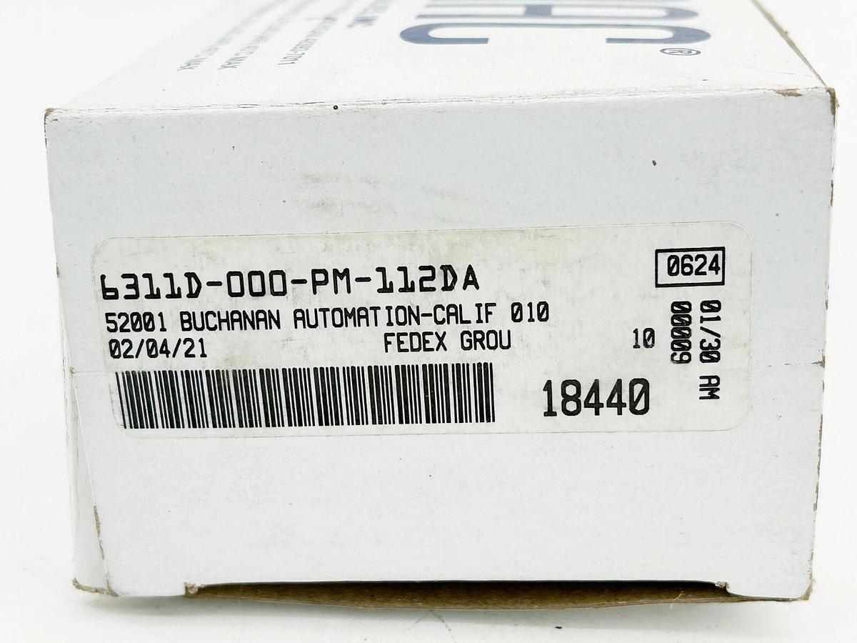 New MAC Valves 6311D-000-PM-112DA Solenoid Valve 120Vac 50/60Hz 150PSI