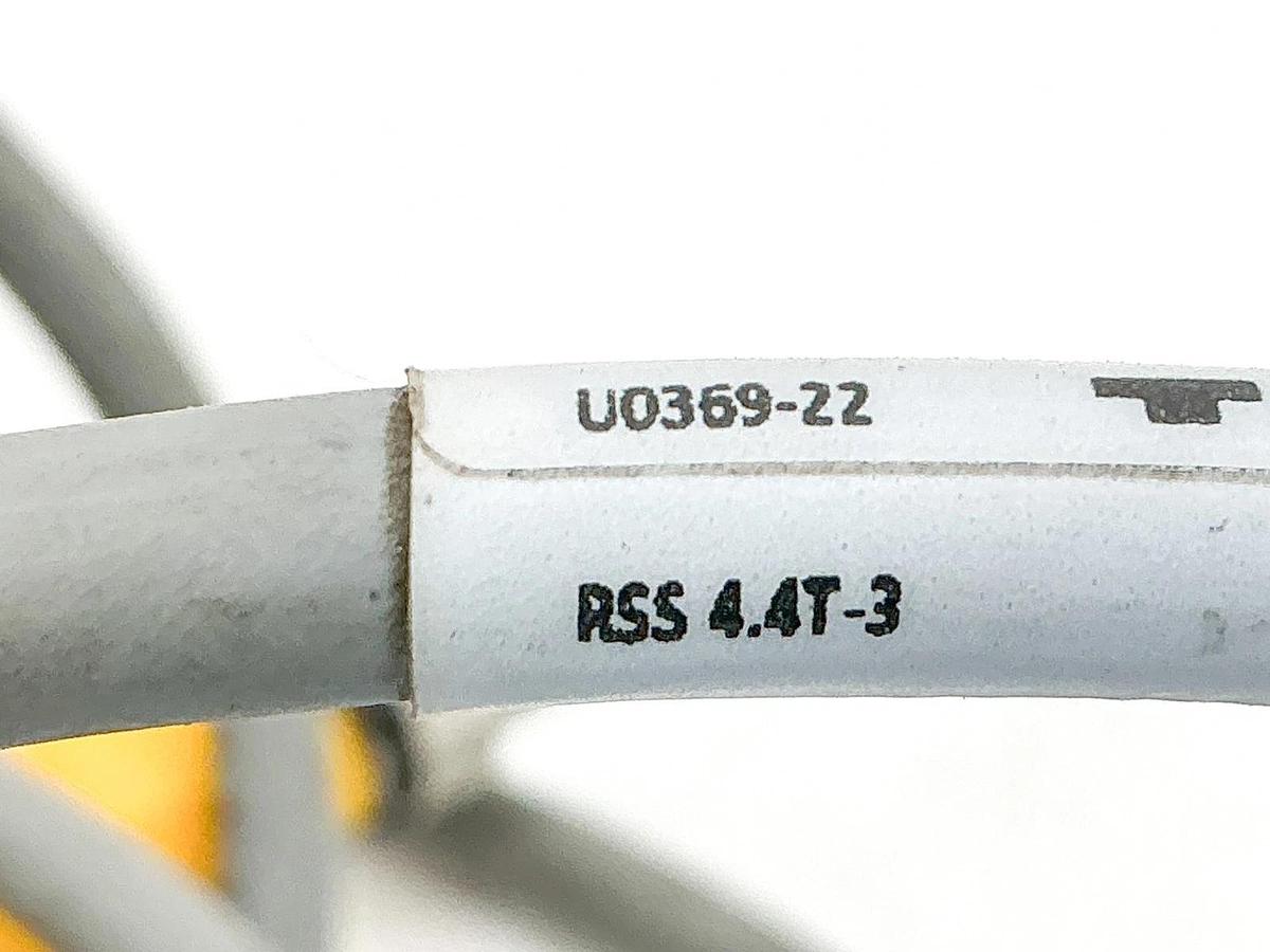 New Turck RSS 4.4T-3 Euro-Fast QD Cordset U0369-22 - No Box