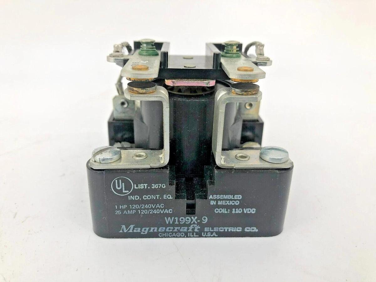 Used Magnecraft W199X-9 Power Relay 110VDC New Surplus