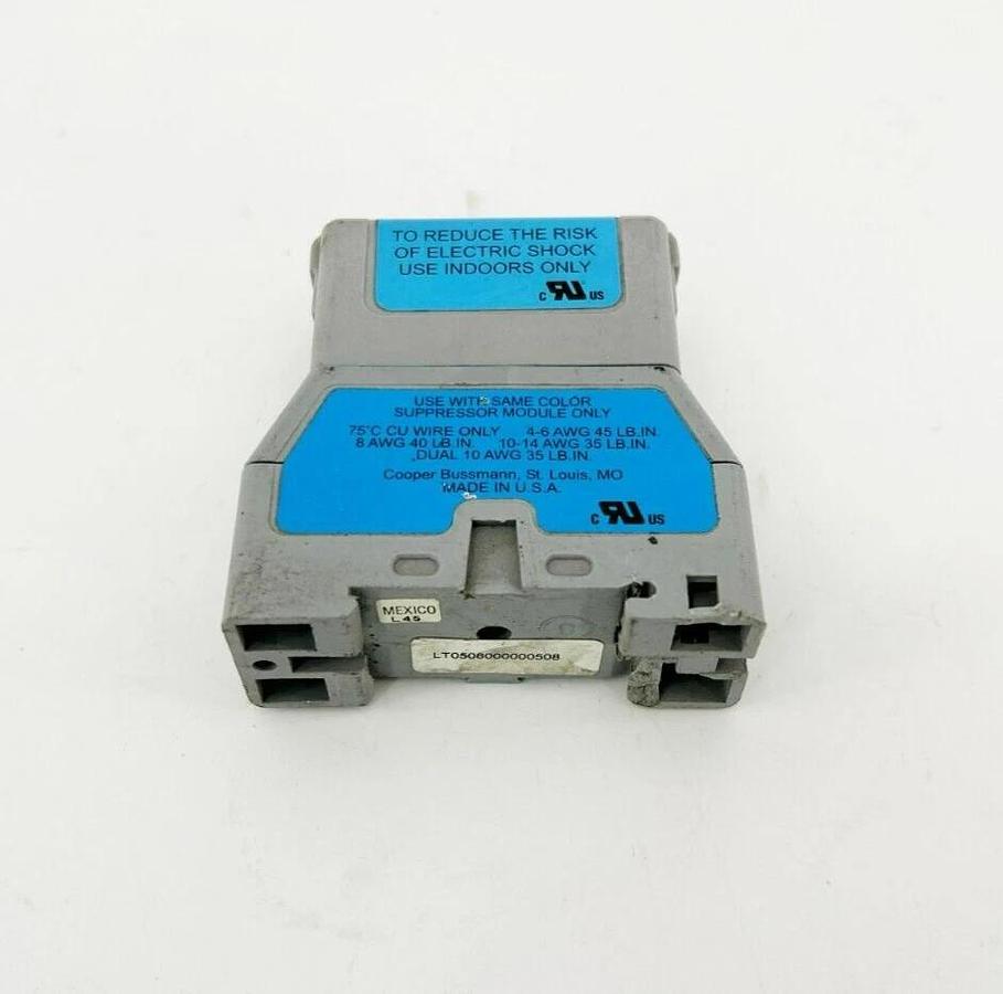 Used Bussmann TVS120ACD Surge Suppressor 120VAC