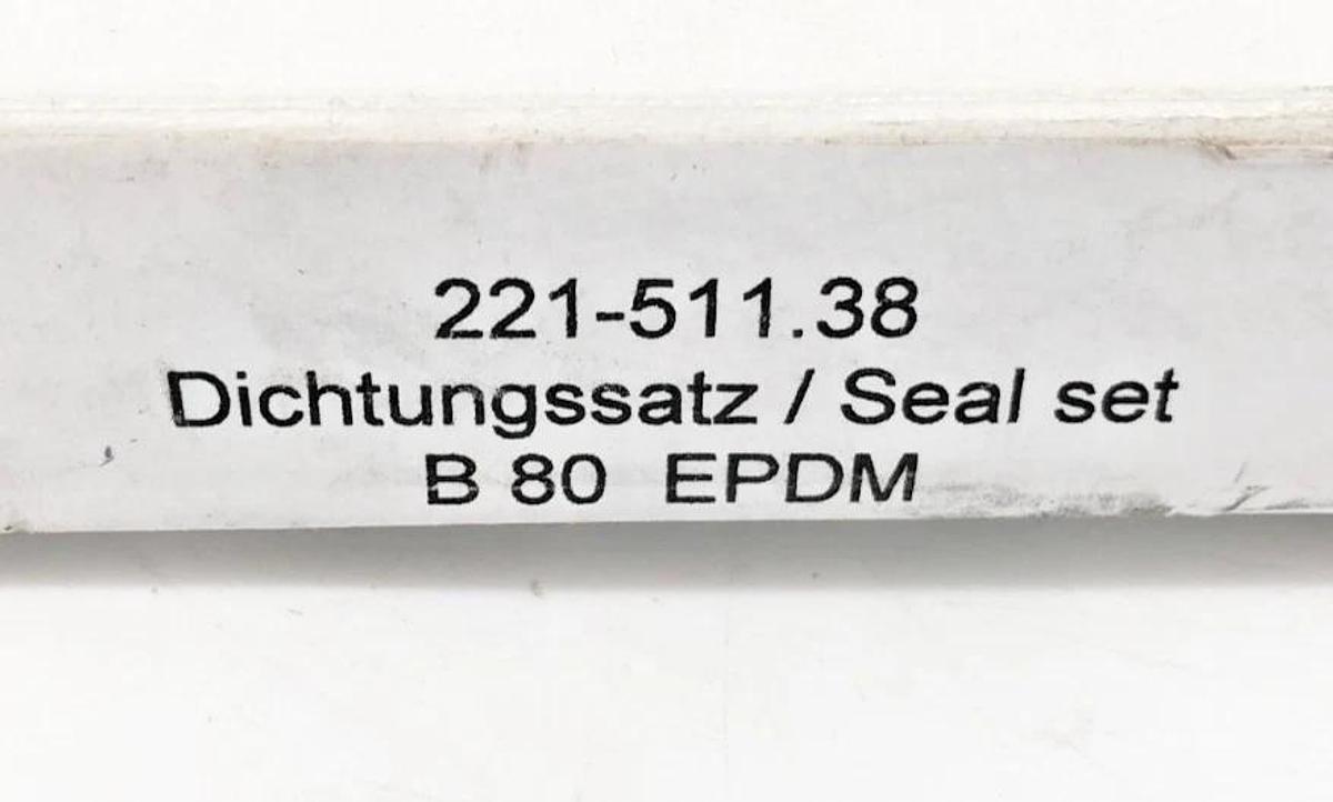 New GEA 221-511.38 Seal Set B 65/80 2.5/3 EPDM 2800255250
