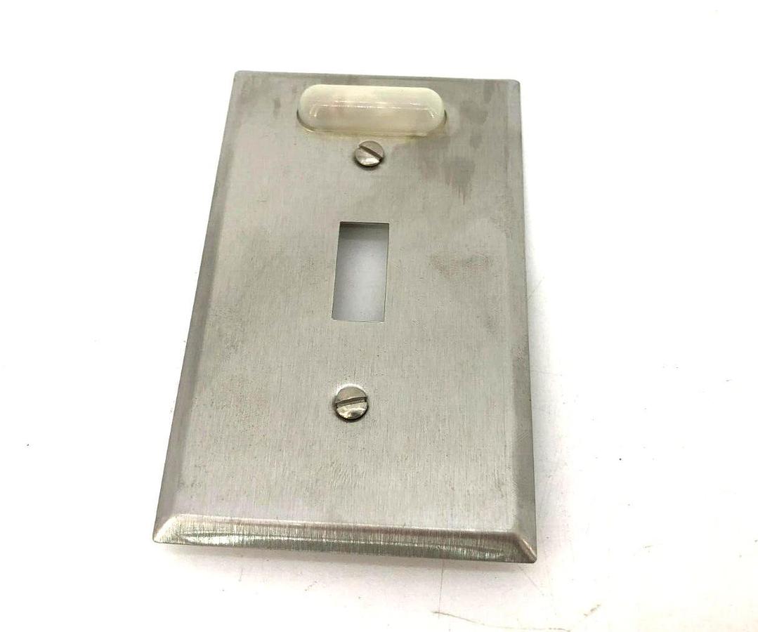 New GE General Electric CR101X7 Flush Plate With Indicator Pilot Light