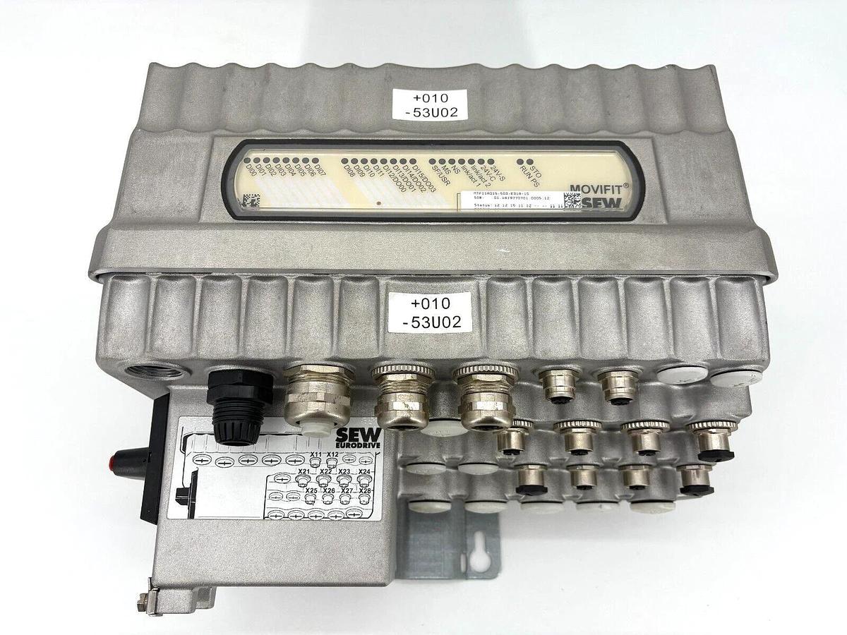 Used SEW Eurodrive MTF11A015-503-E31A-15 Movifit Inverter Status 12-12-15-11-12-11-11