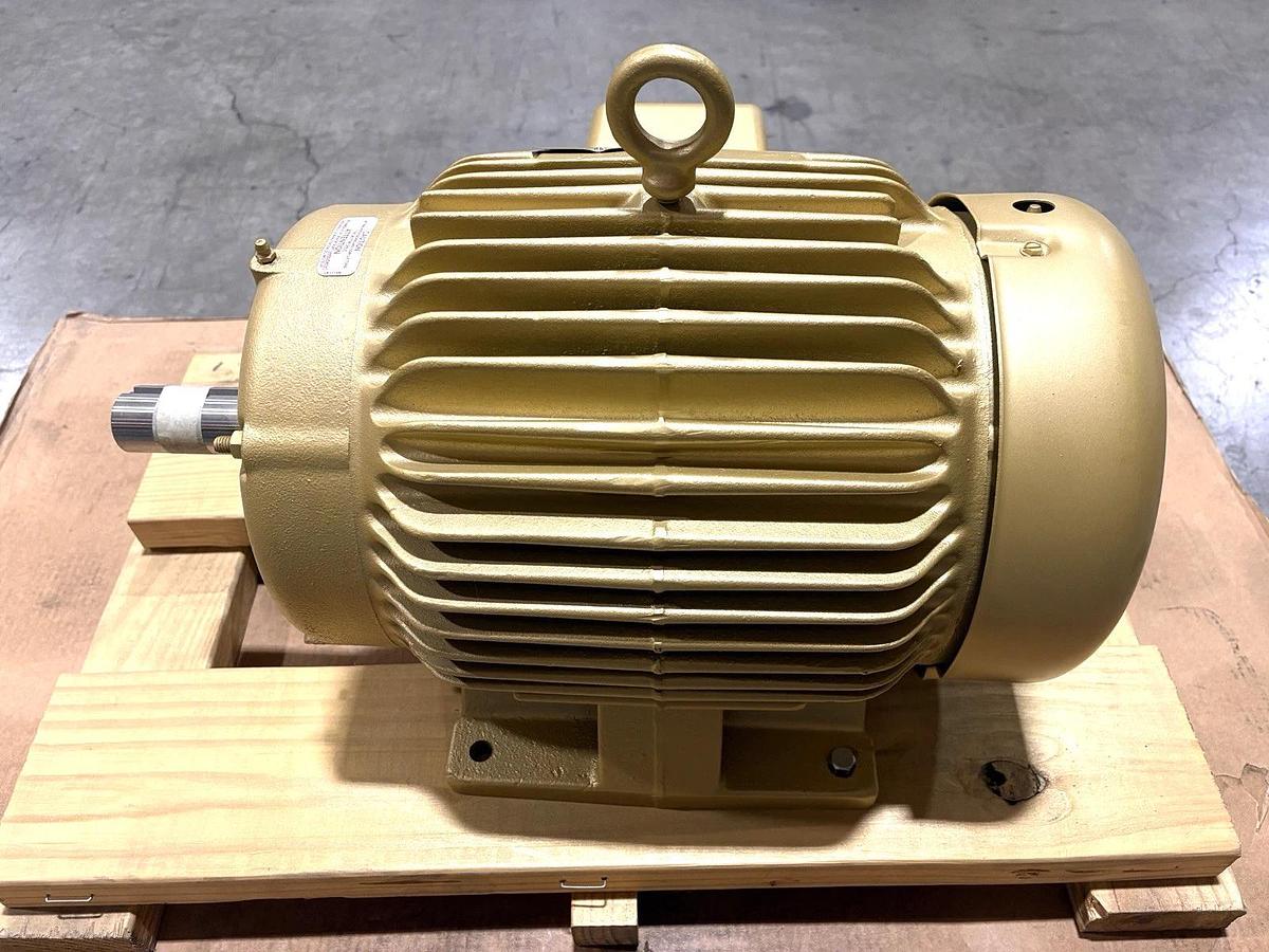 New Baldor EM2275 5HP TEFC Electric Motor 230/460V 1200RPM 254U Frame Cast Iron