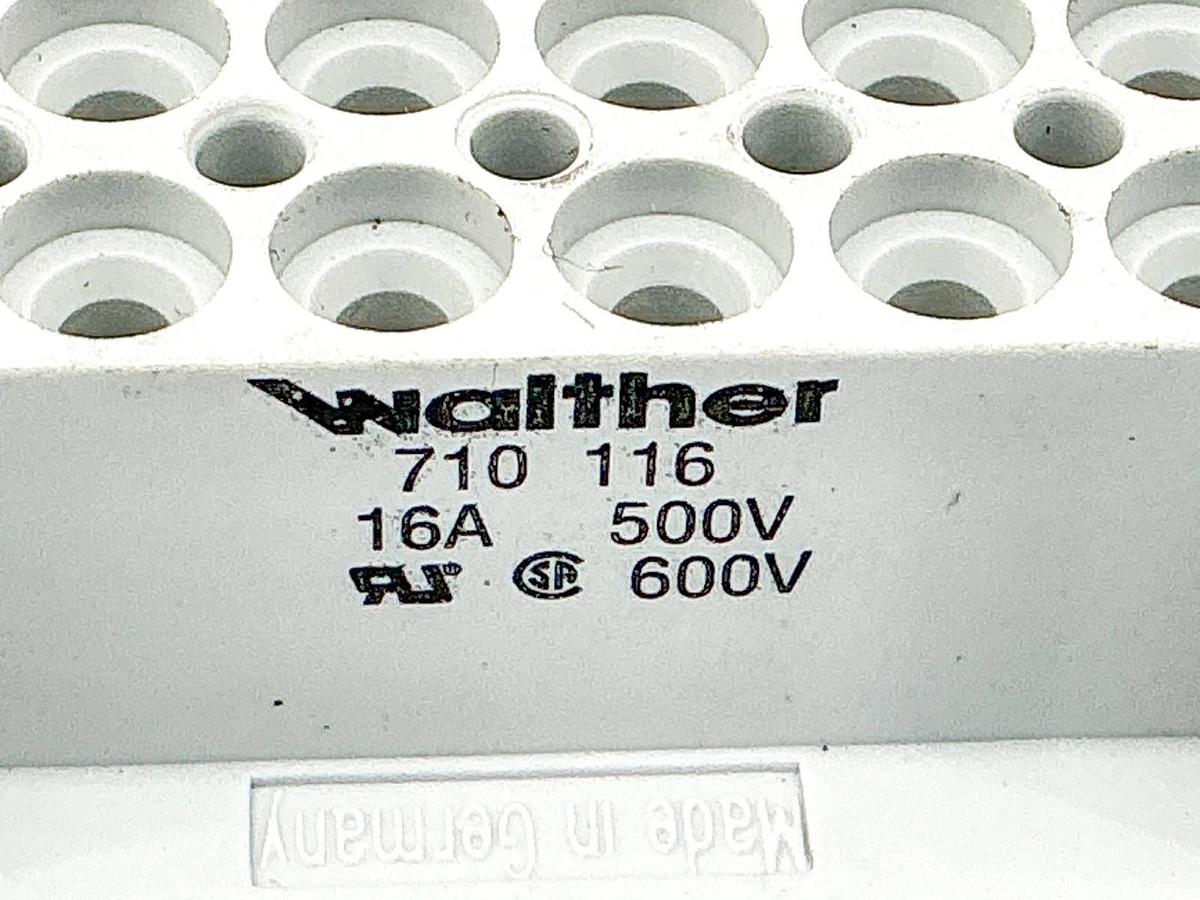 New Walther Procon FS116 B16+G Female Insert Screw Terminal 600V 16A 710116