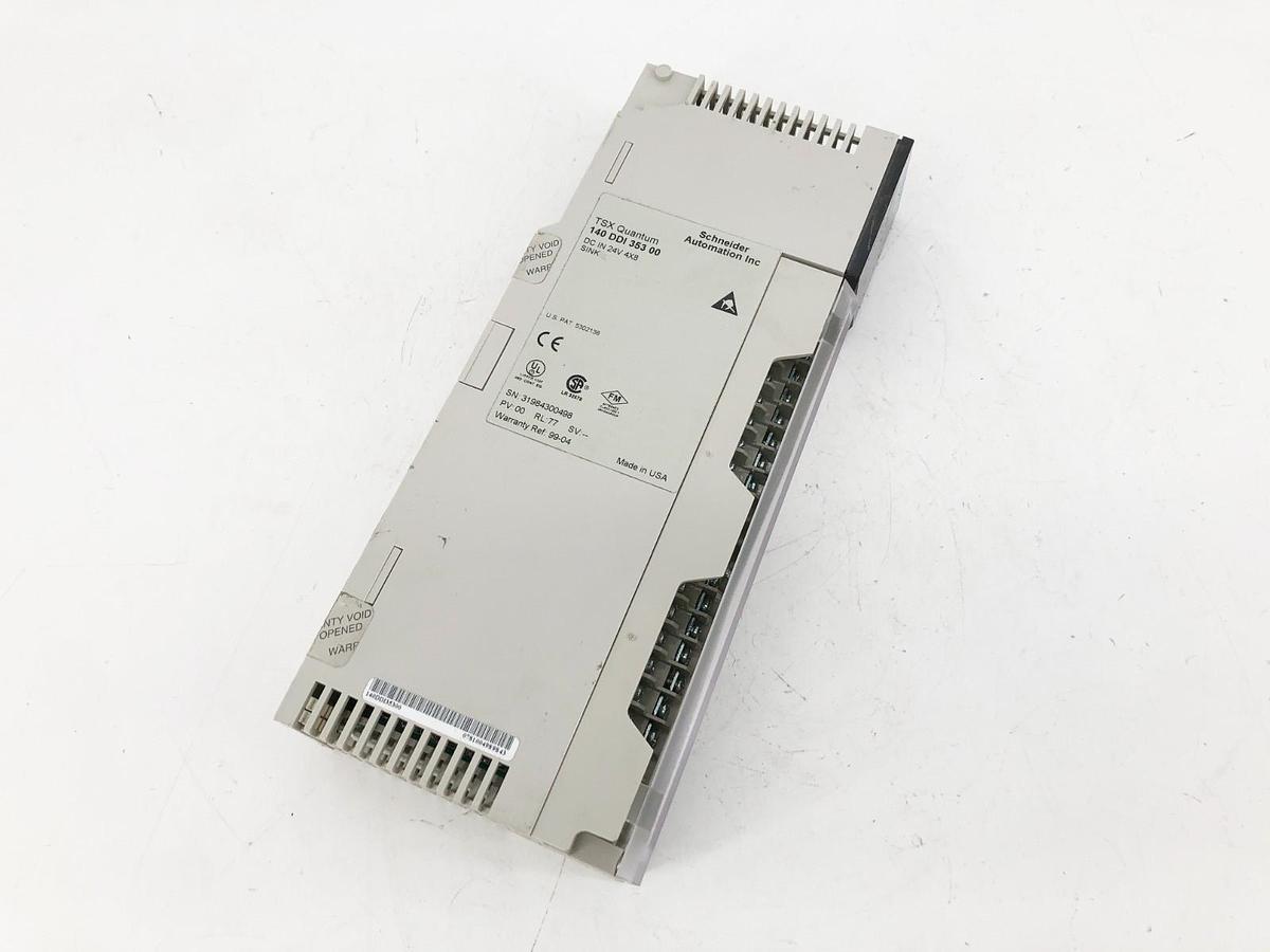 Used Schneider 140 DDI 353 00 TSX Quantum Discrete Input Module DC IN 24V 4X8