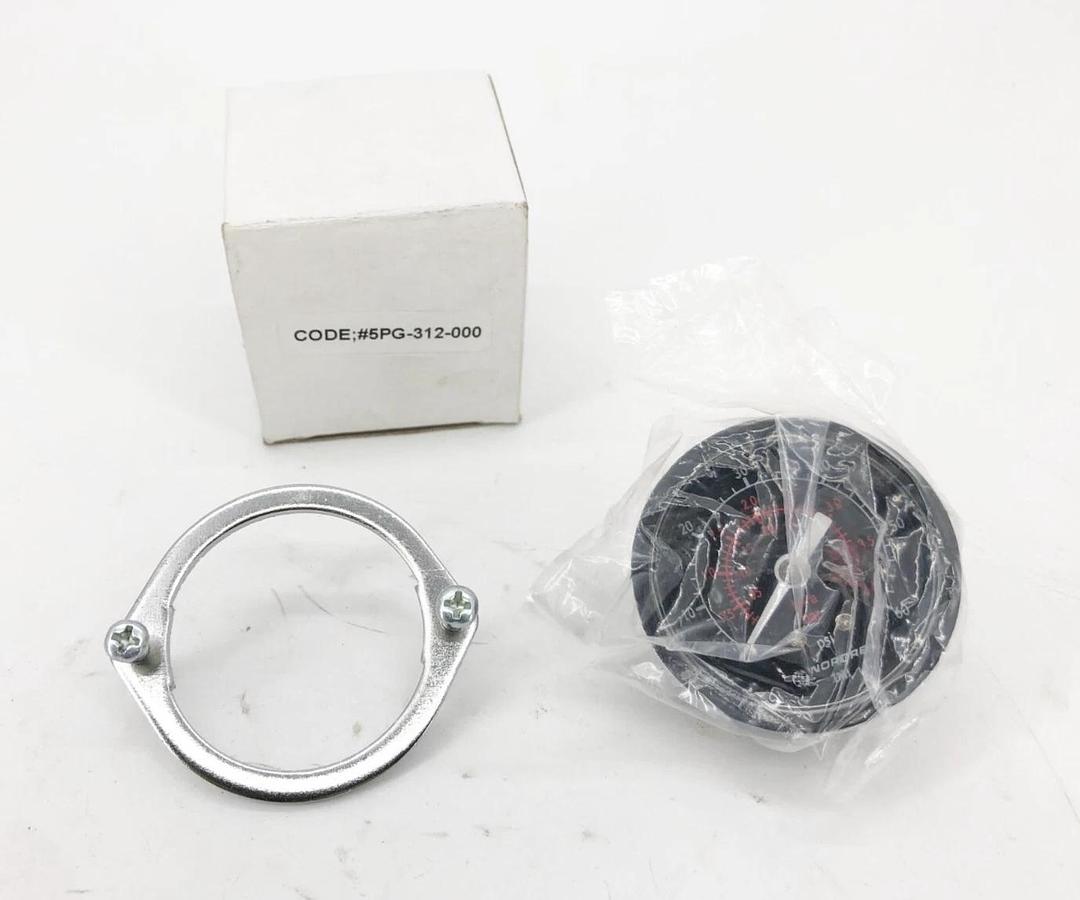 New Norgren 5PG-312-000 Pressure Gauge 1/8"NPT 0-60psi
