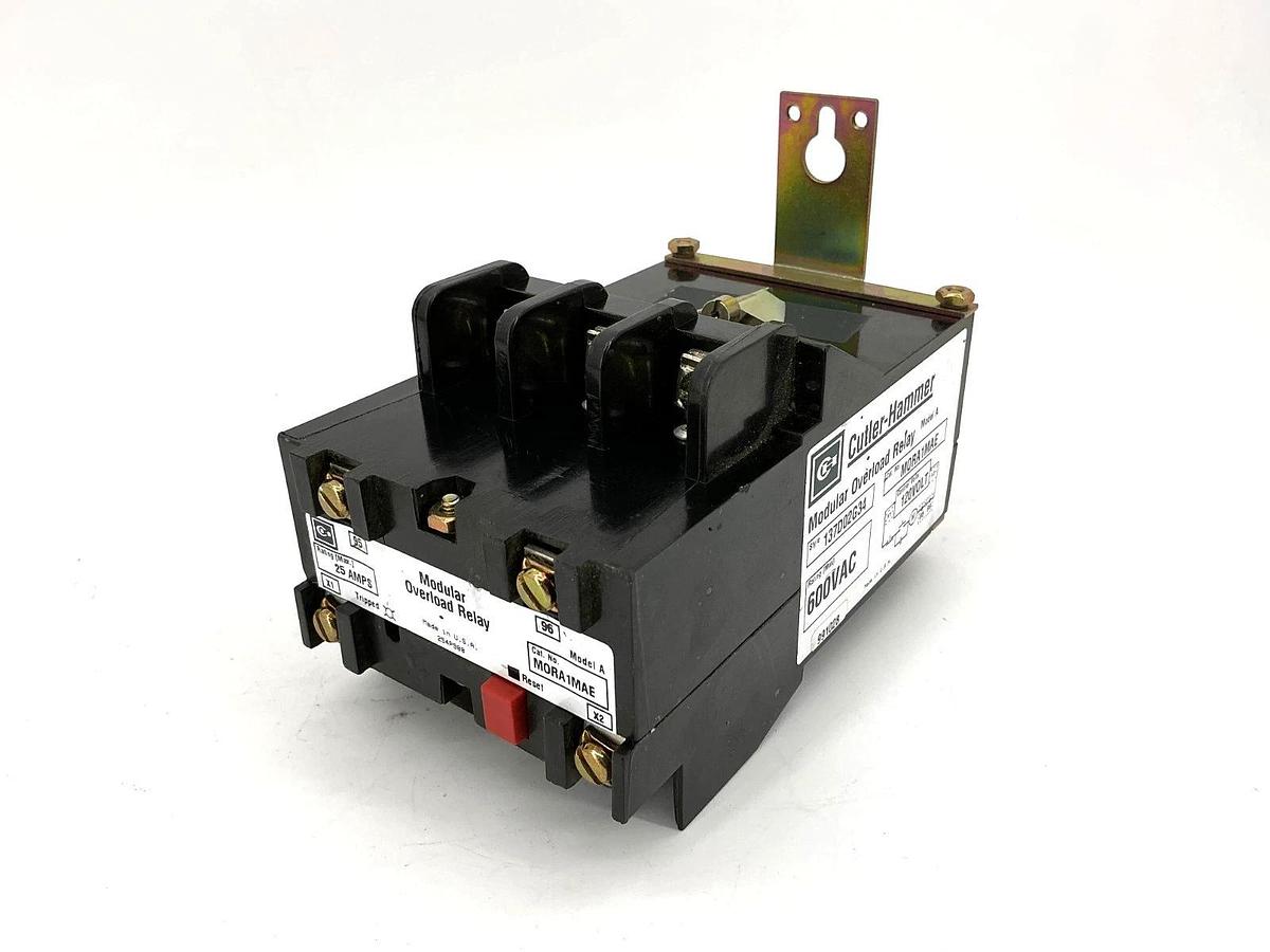 New Cutler-Hammer MORA1MAE Modular Overload Relay 25A 600VAC 137D02G34 - No Box