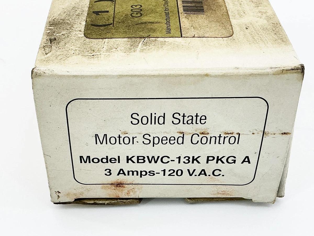 New Dayton 4YC44 Solid State Speed Control Switch 3A 120V