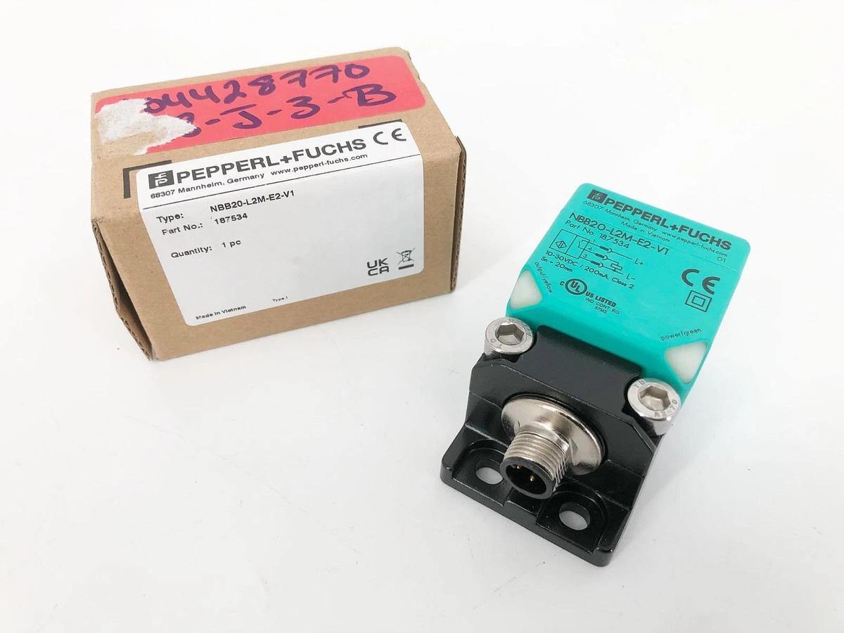 New Pepperl + Fuchs NBB20-L2M-E2-V1 Inductive Proximity Sensor 187534