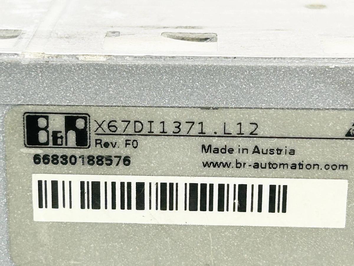 New B&R X67DI1371.L12 Digital Input Module M12 16 Inputs 24VDC - No Box
