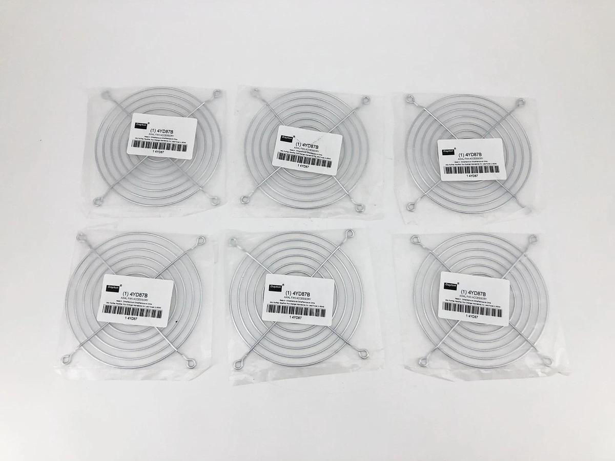 Lot of 6 New Dayton 4YD87B Axial Fan Cover Accessories