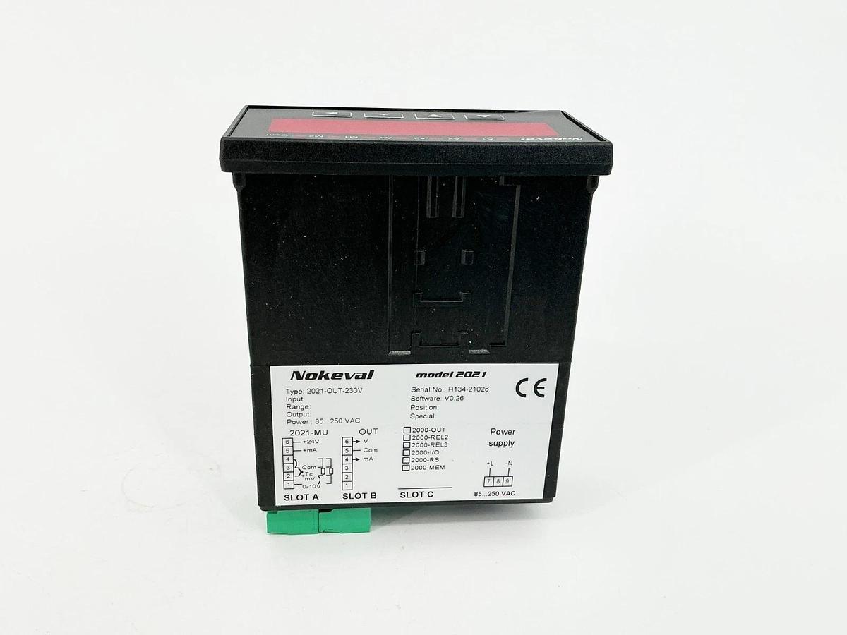 New Nokeval 2021-230V Panel Meter 85-250VAC Model 2021