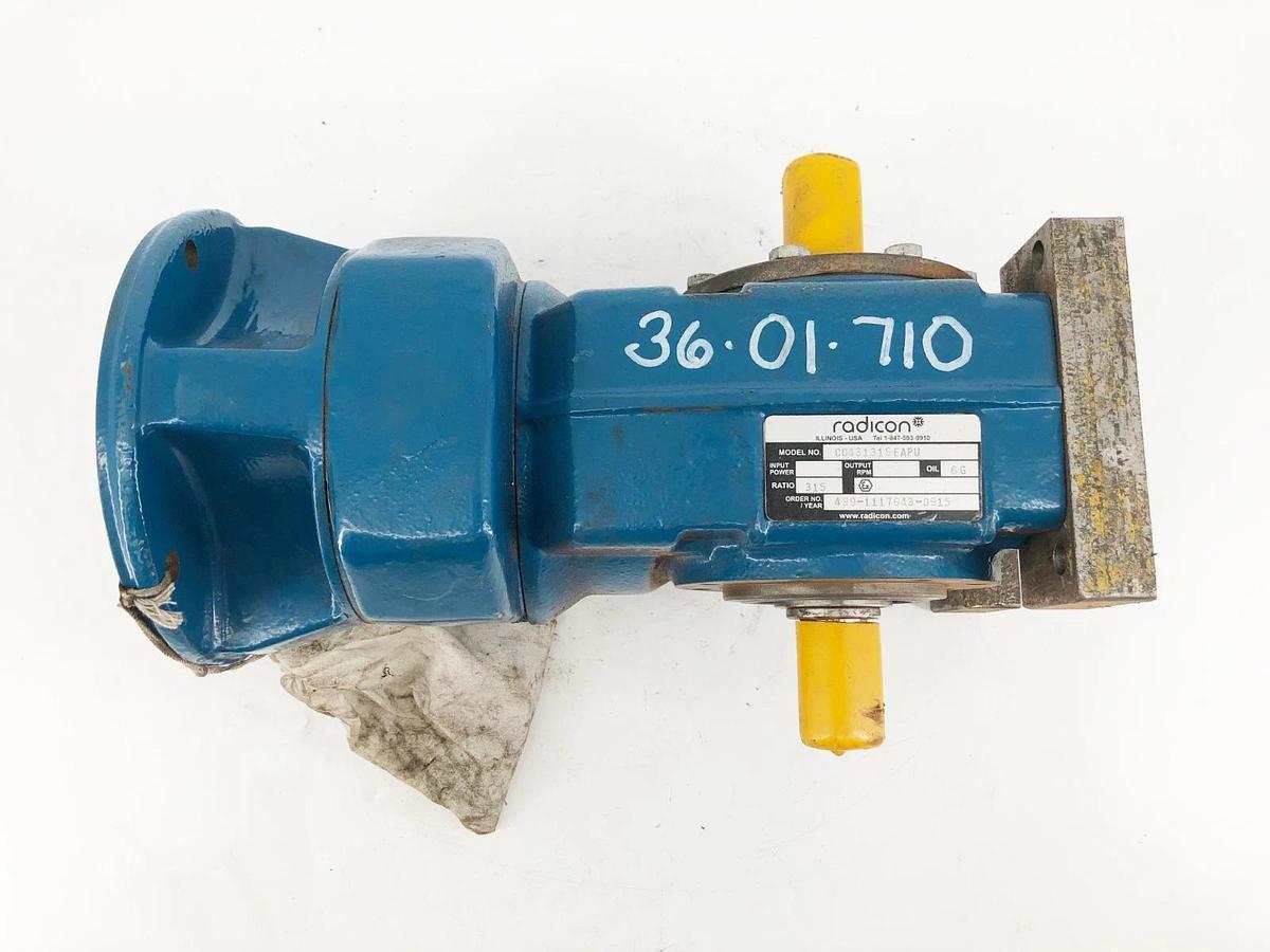 New Radicon C0431315EAPU Gearbox 315:1 499-1117643-0915 - No Box