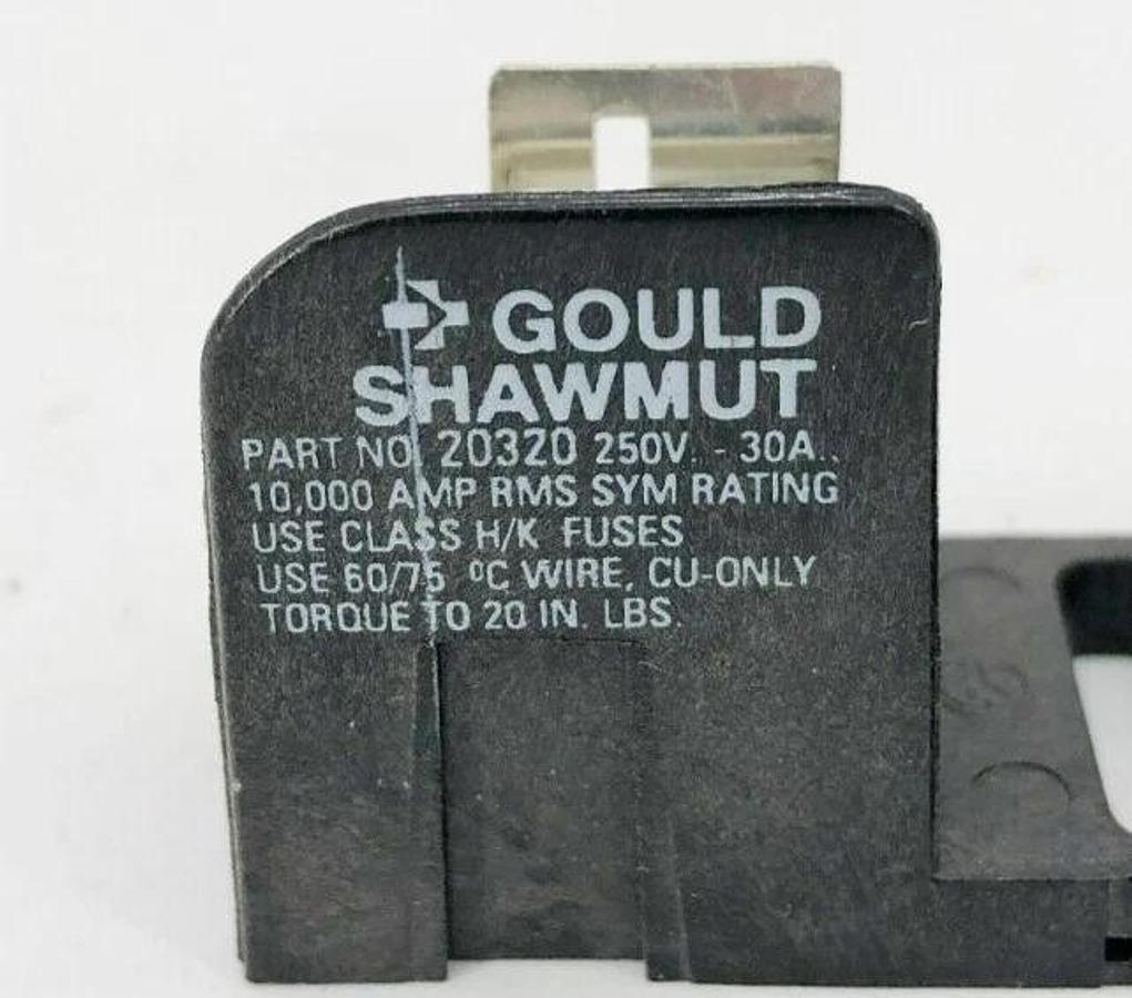 Lot of 2 New Ferraz Shawmut 20320 Fuse Blocks 30A 250V