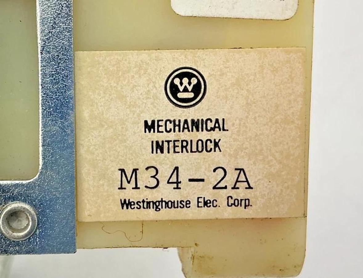 Used Westinghouse M34-2A Mechanical Interlock use w/ A/200 Units M342A 1255C91G03
