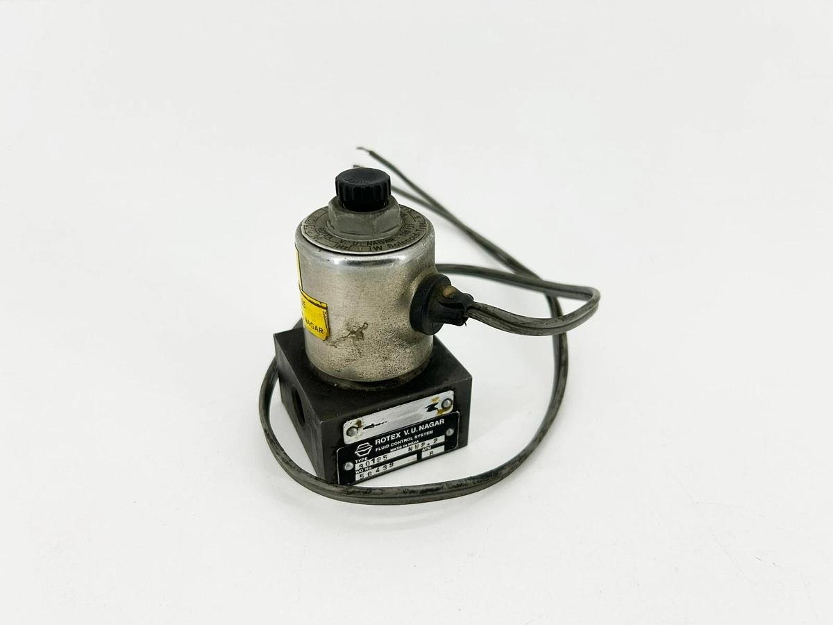 Used Rotex 30125 3-Way Direct Acting Solenoid Valve 24VDC