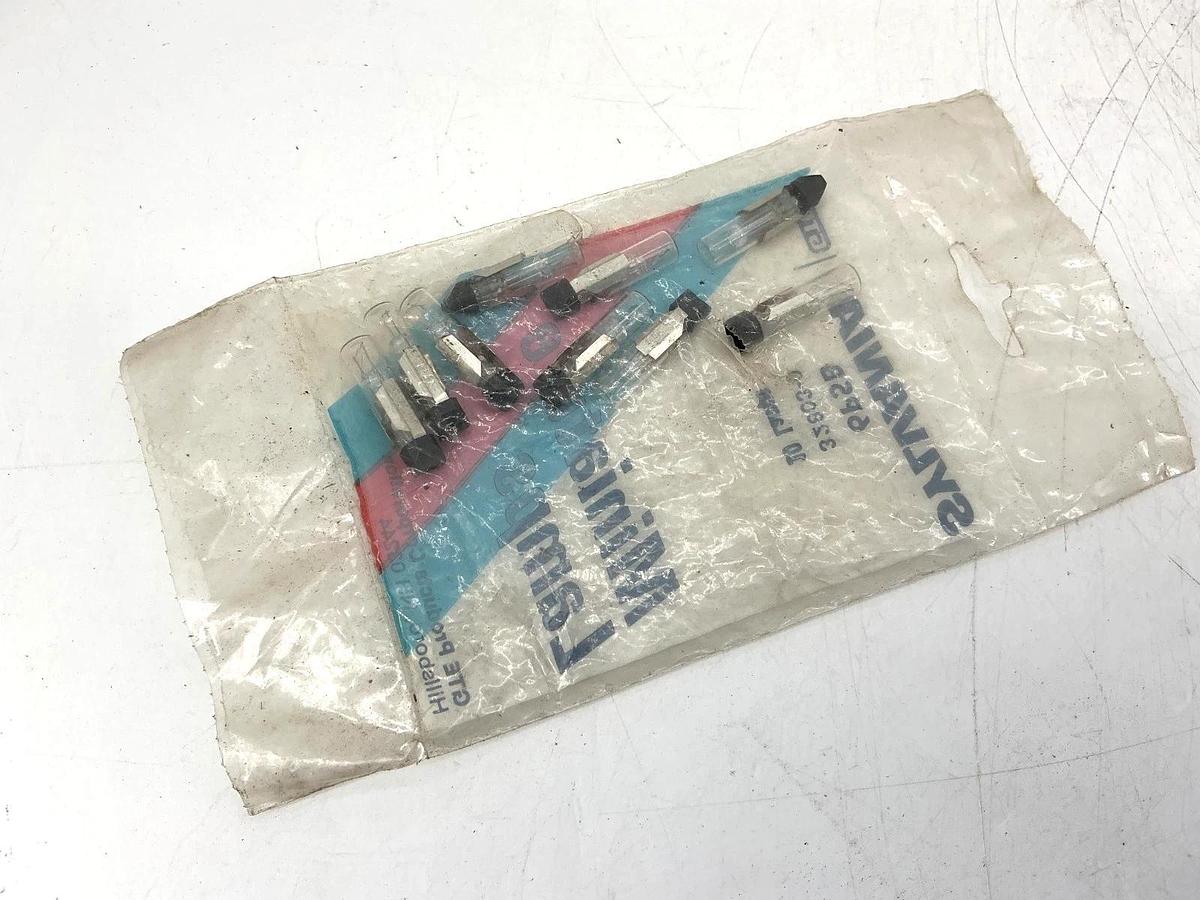 Bag of 10 New GTE Sylvania 6PSB Miniature Lamps Fluorescent Bulbs 32803-0