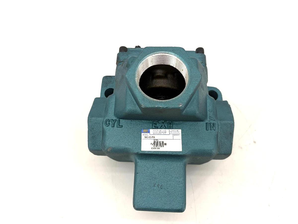 New MAC Valves 58C-53-RA 3-Way Spool Valve - No Box
