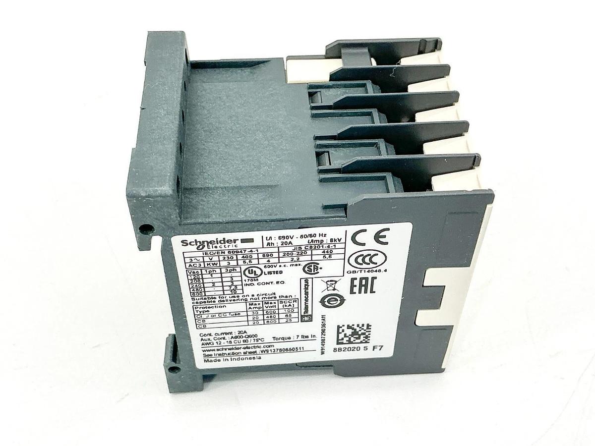 New Schneider Electric Control Contactor 110V 7.5HP 078975