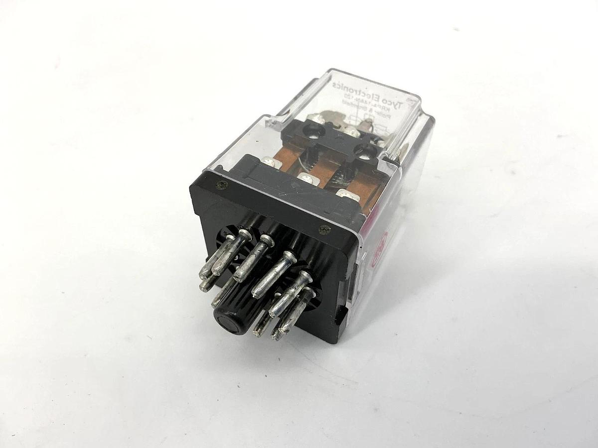 Used Lot of 4 Tyco Potter & Brumfield KRPA-14AN-120 Relay 11-Pin 3P 10A 120V 50/60HZ