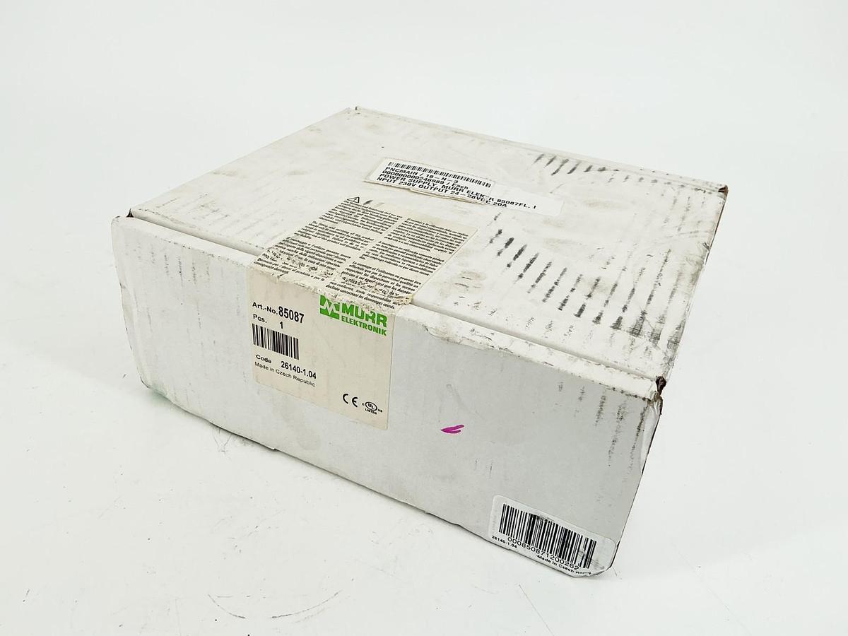 New Murr Elektronik 85087 Power Module 1PH 230/24V 26140-1.04 - Sealed Box