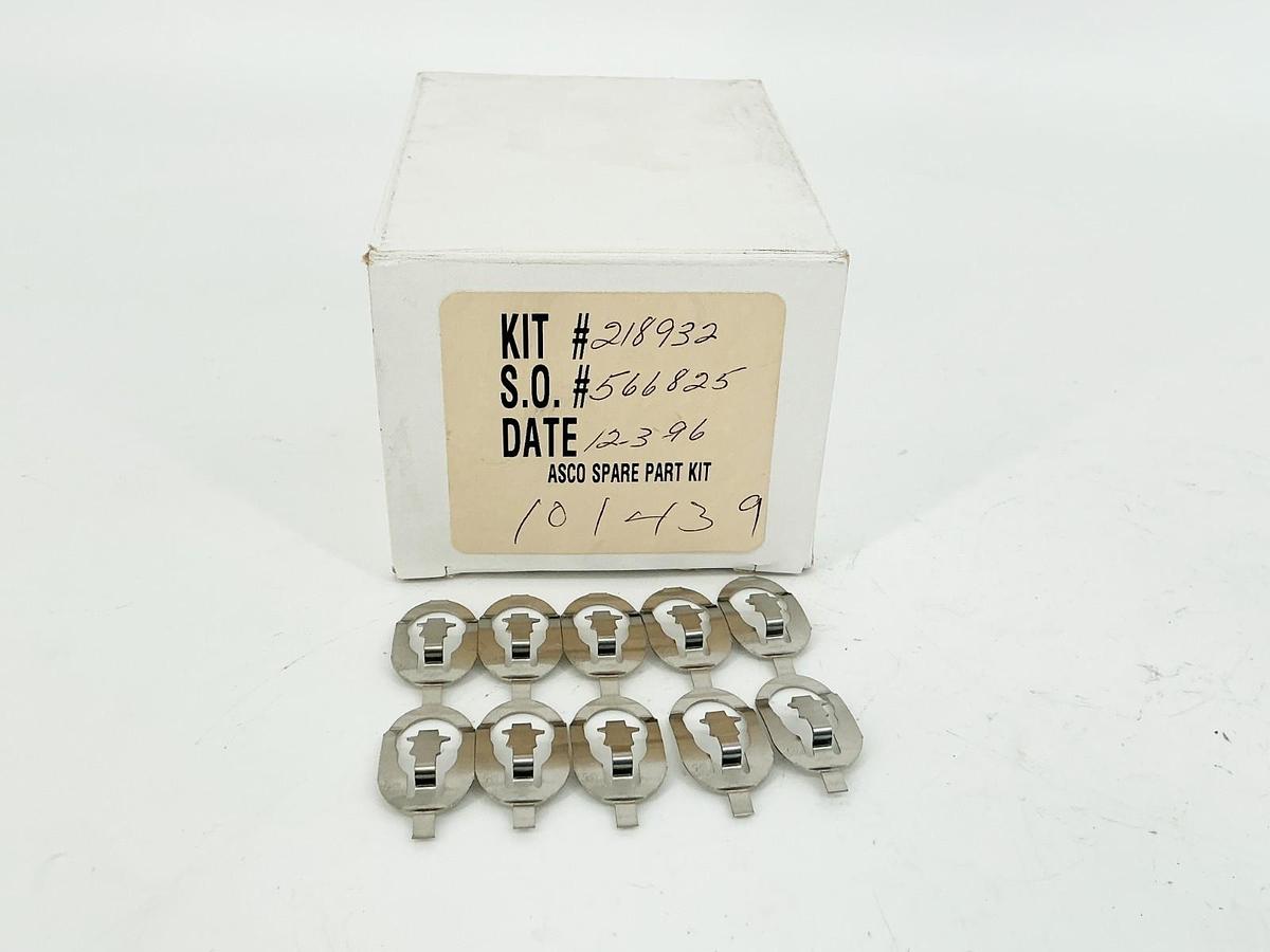 New Box of 5 Asco 218932 Solenoid Valve Clip