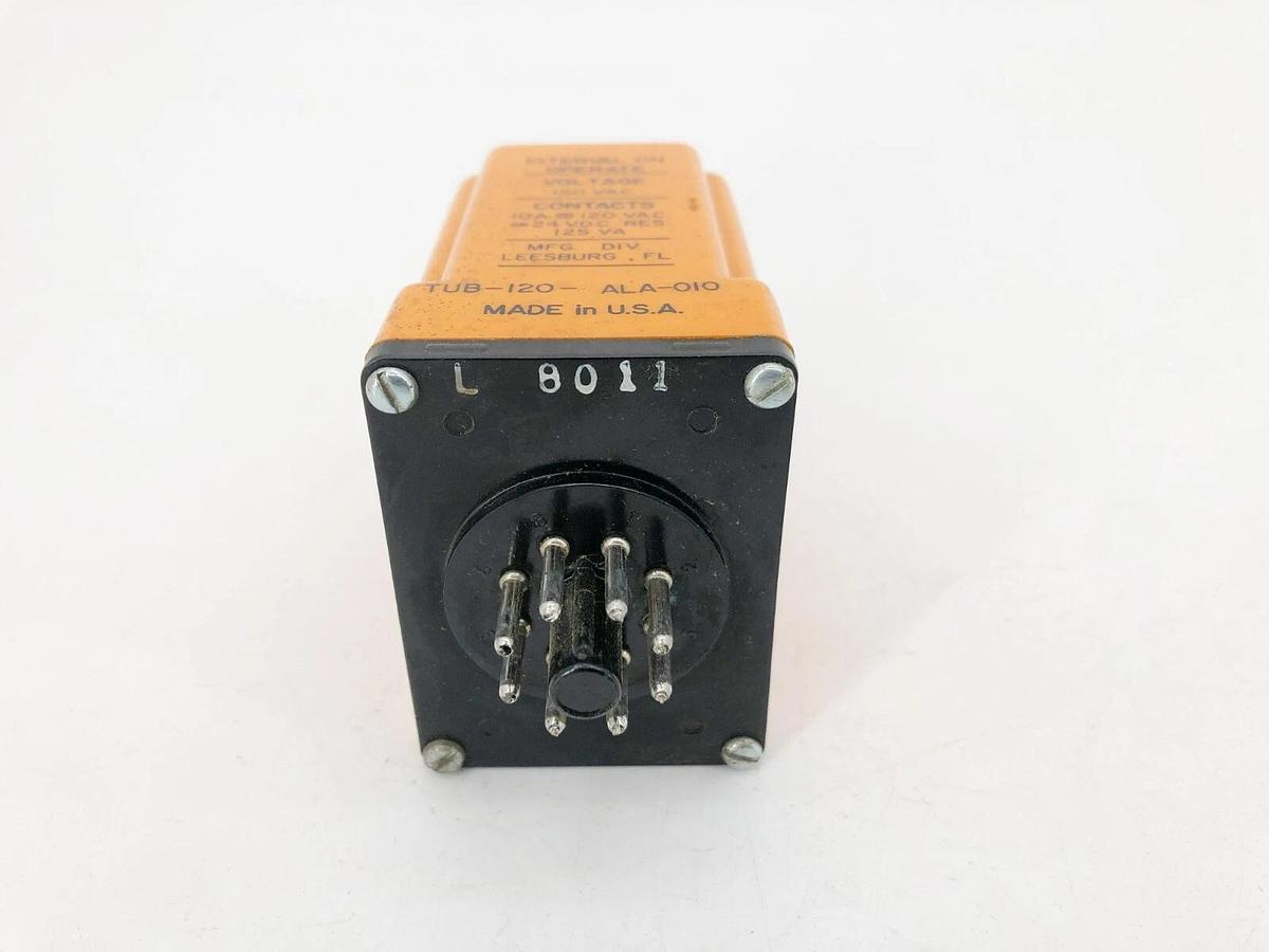 Used Diversified Electronics TUB-120-ALA-010 Timing Relay 0.1-10s 120V