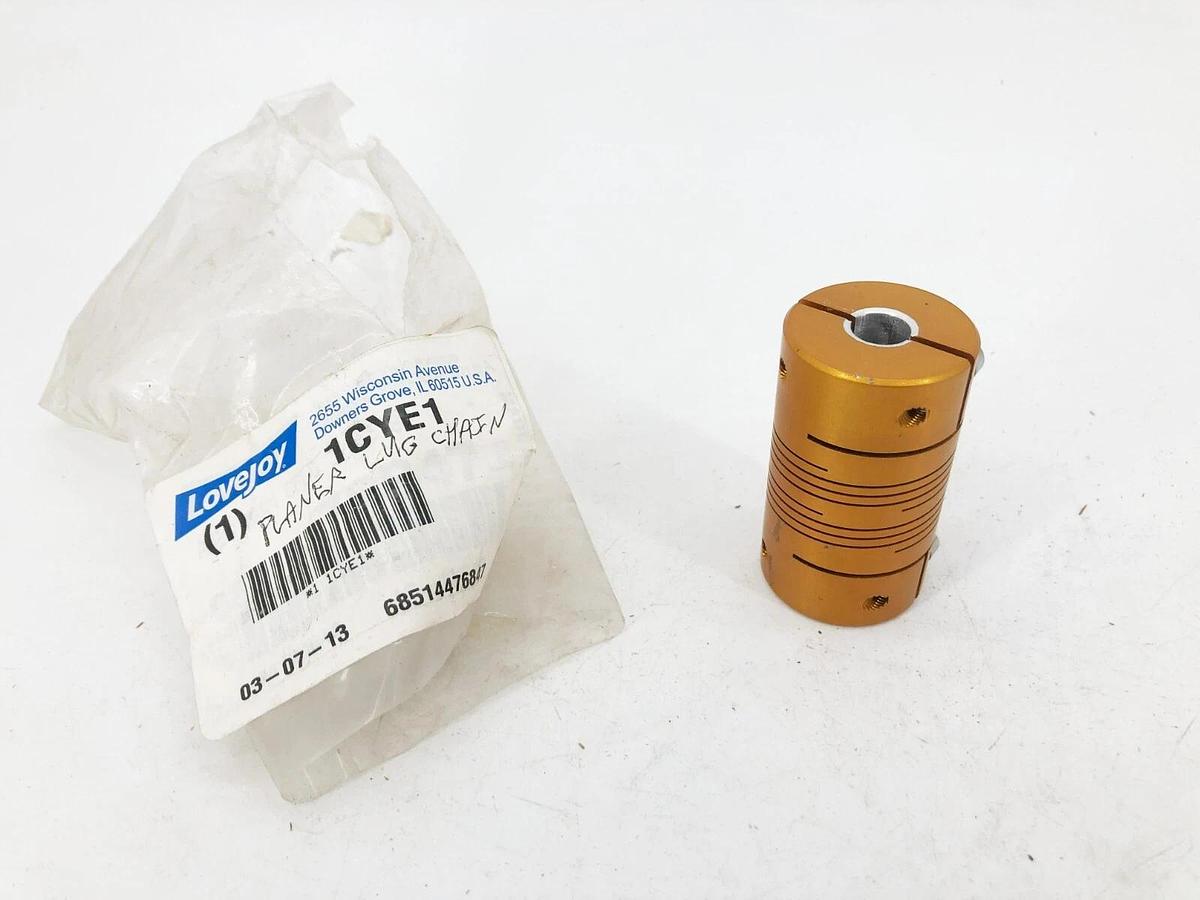 Used Lovejoy 1CYE1 Motion Control Coupling ADB6-3/8x5/8 2-1/4" OAL