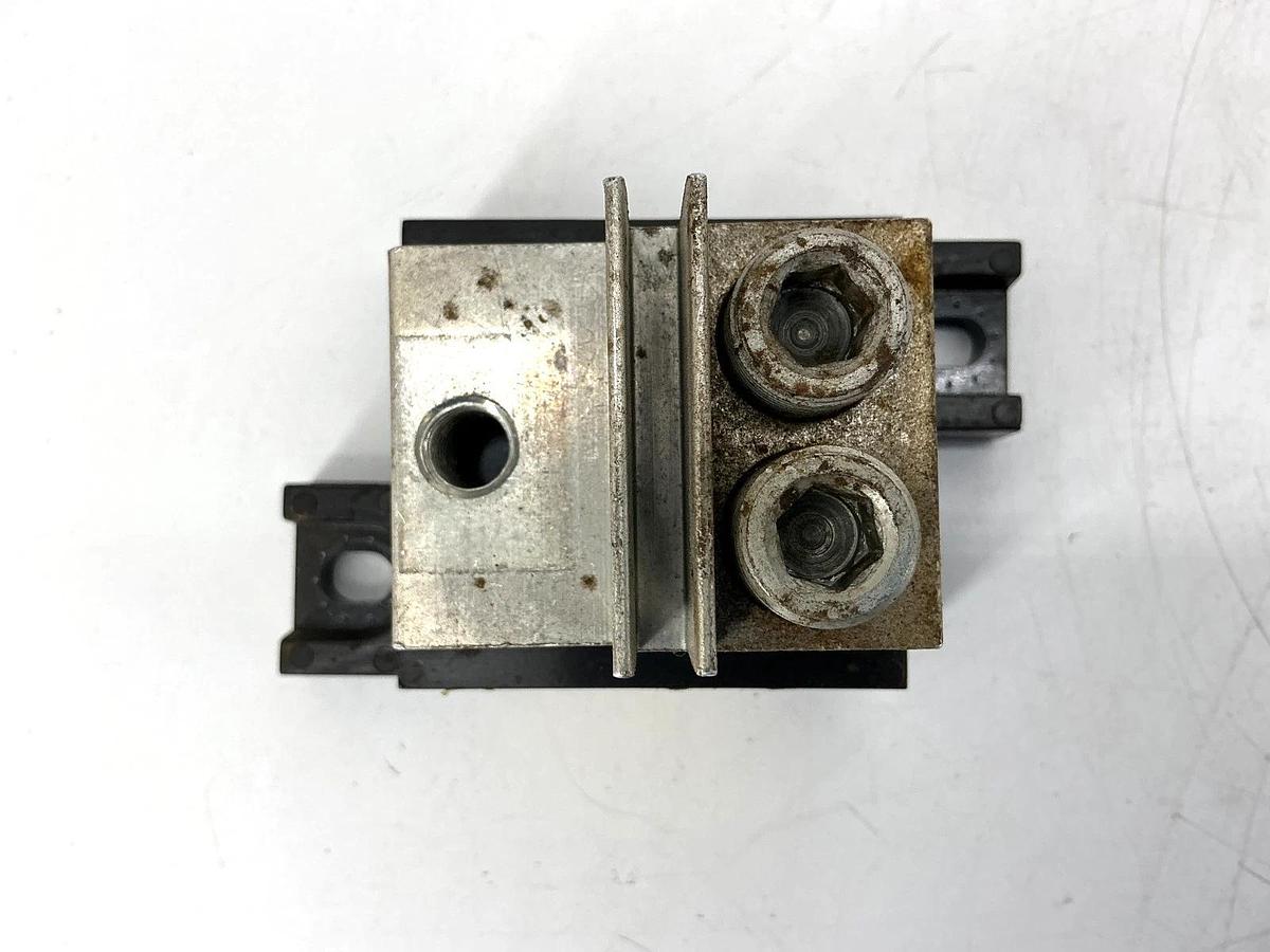 Used Bussmann 1BS103 Fuse Holder Block for Bolt-On Fuses 200kAIC 400A 600V