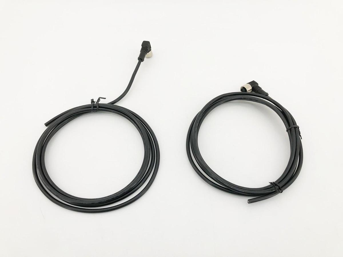 Lot of 2 New TE Connectivity 1838256-1 Circular Connecters 4 Pos Female M12 2m