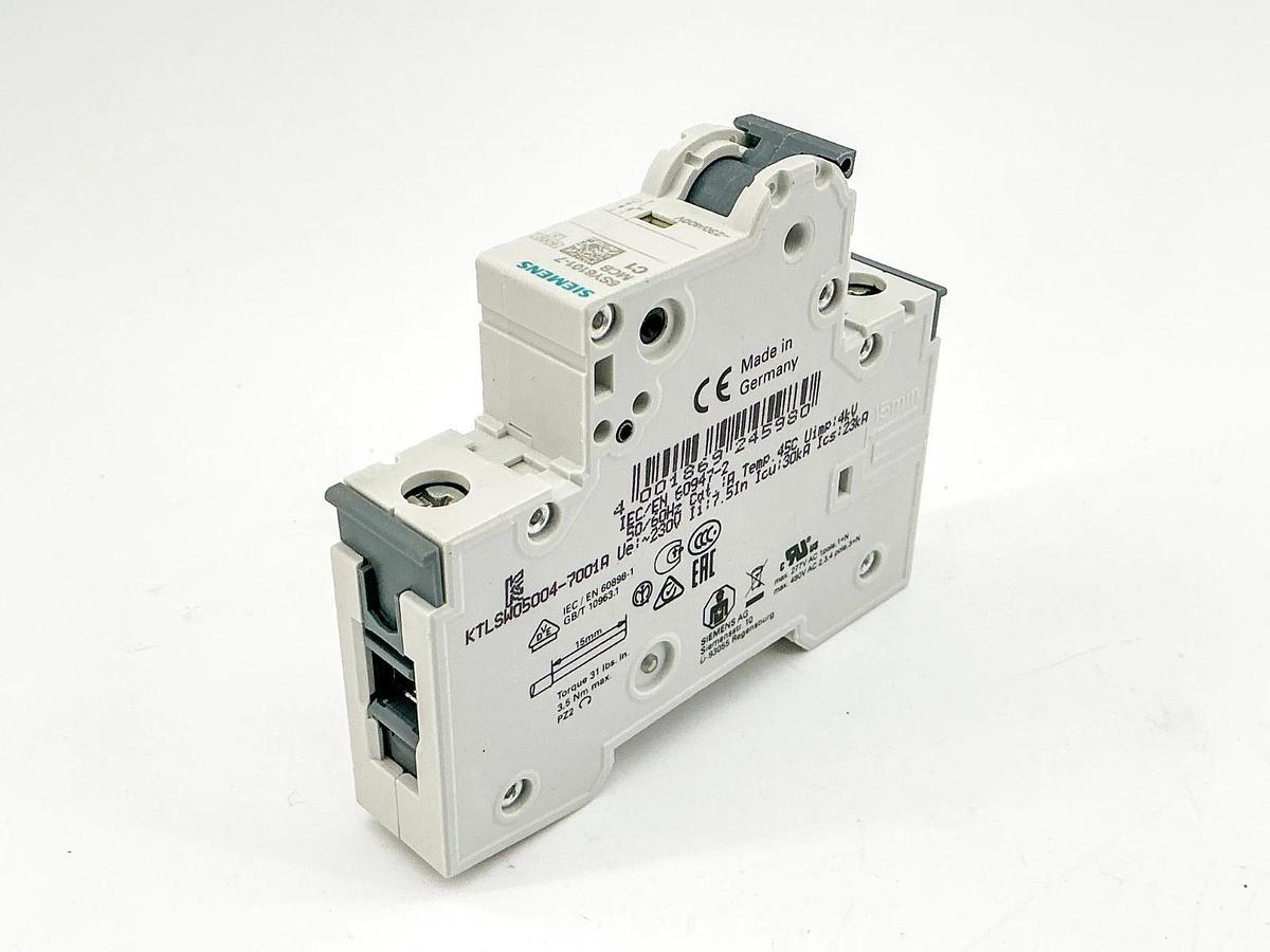 New Siemens 5SY6101-7 Mini Circuit Breaker 230/400V 1P