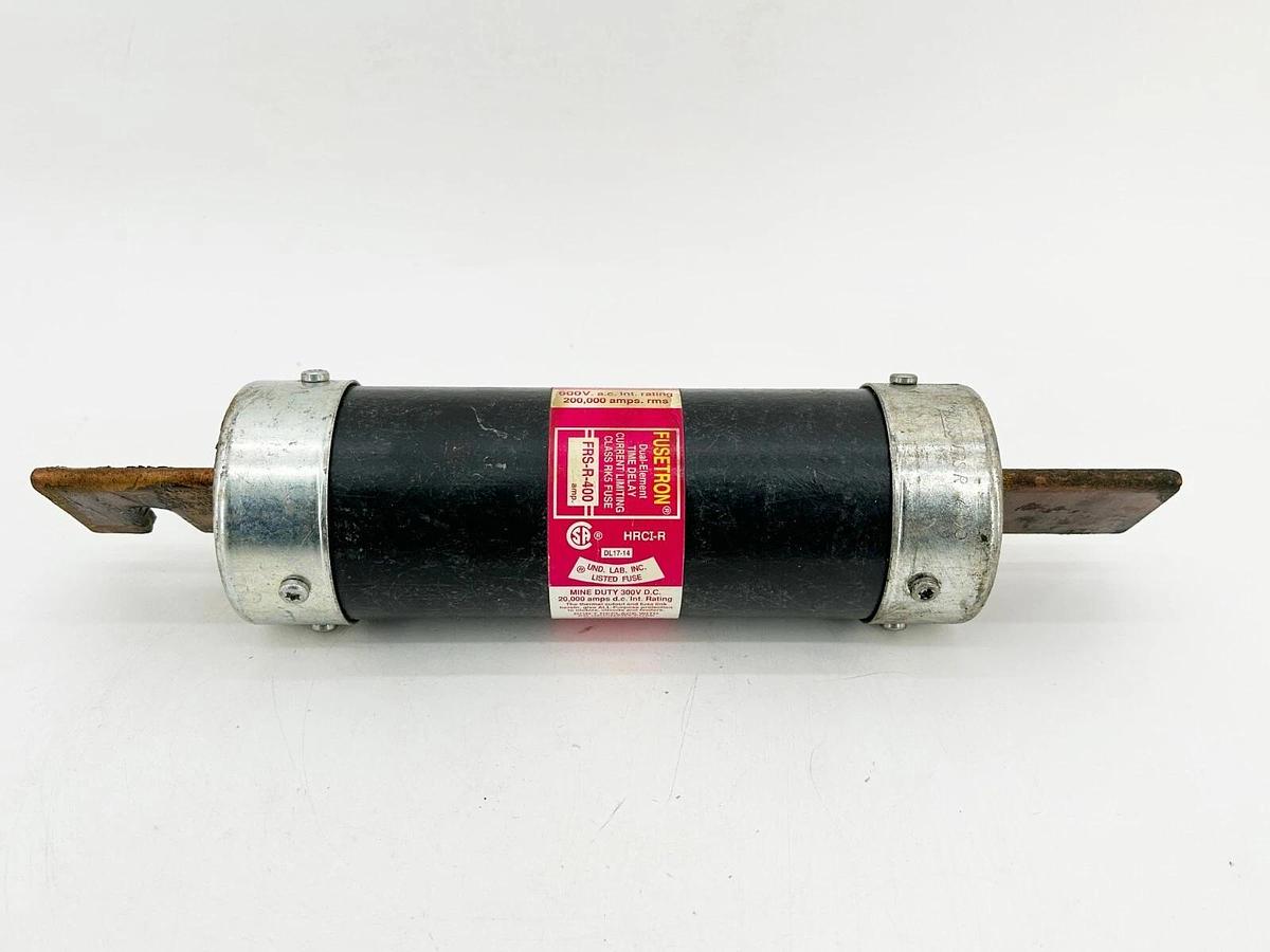 Used Bussmann FRS-R-400 Dual Element Time Delay Fuse 400A 600V Class RK5