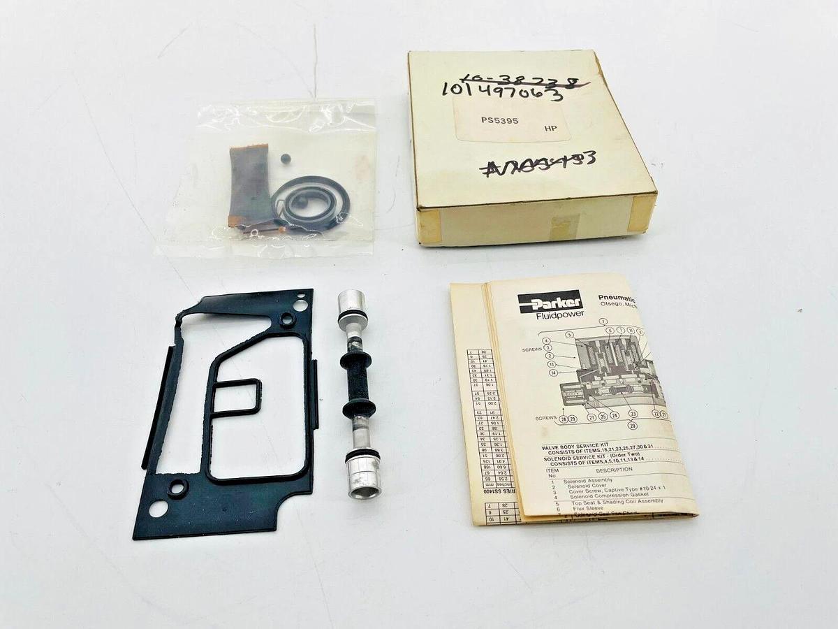 New Parker PS5395 Solenoid Valve Rebuild Kit