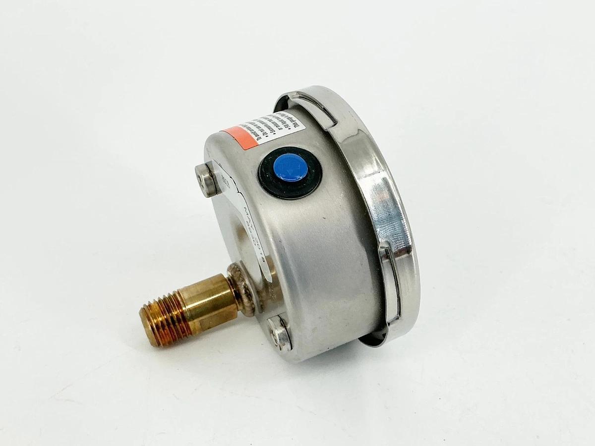 New Ashcroft 25-1009-AW-02B-600# Pressure Gauge 2-1/2" 0-600PSI 316 Tube