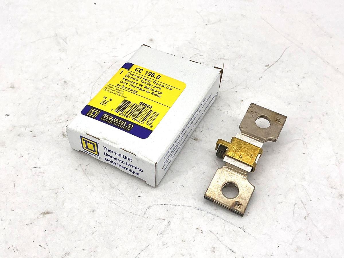 New Square D CC196 Overload Relay Thermal Unit