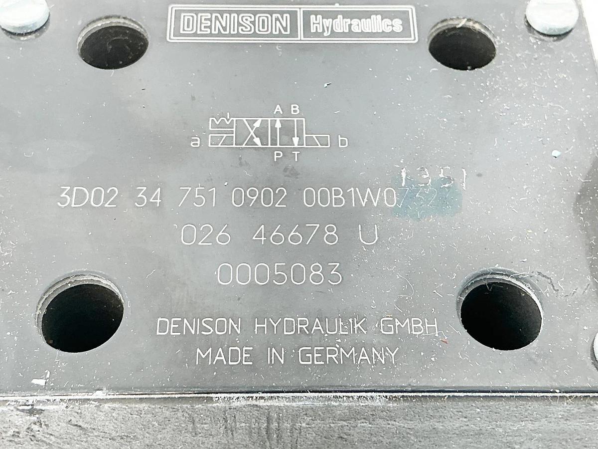 Used Denison 3D02-34-751-0902-00B1W0-1351 Solenoid Valve 115V 60Hz 0005083